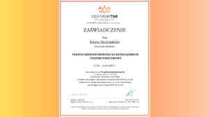 terapia skoncentrowana na rozwiązaniach, tsr, dyplom, szkolenie, zaświadczenie, terapia